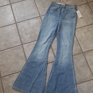 7 For All Mankind Light Blue Flare Jeans